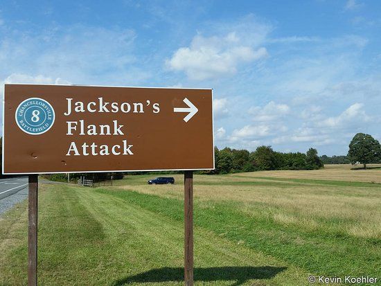 National Military Park Civil War General Stonewall Jackson' Flank Attack